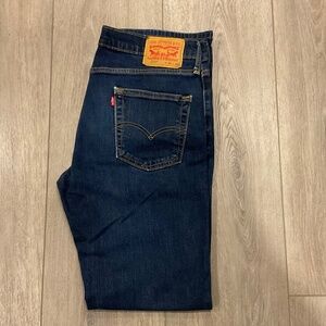 LEVI’S 514 Straight Fit Blue Jeans Stretch Technology Size W33 L34